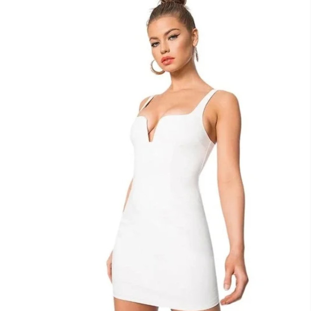 Revolve By The Way Cici Square Neck Mini Dress
